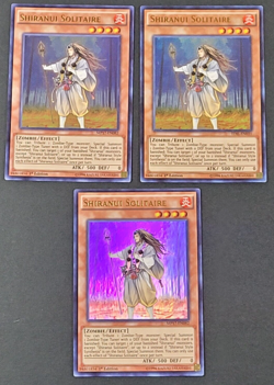 Yugioh TCG - 3x Shiranui Solitaire - MP17-EN082 - 1st Edition - NM Monster, 2017 - Image 1