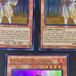 Yugioh TCG - 3x Shiranui Solitaire - MP17-EN082 - 1st Edition - NM Monster, 2017 - Image 3