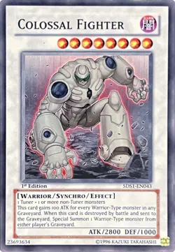 5D's 2008 Starter Deck #5DS1-EN043 Colossal Fighter - Image 1