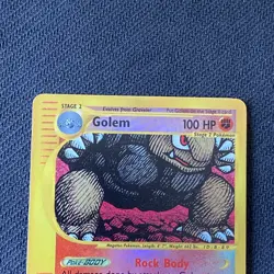 Pokemon Golem 14/165 Expedition Holo e-Reader WOTC TCG Card 2002 - Image 4