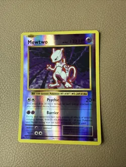 2016 Mewtwo 51/108 Evolutions NM Reverse Holofoil Rare Pokemon Card - Image 1