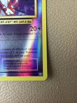 2016 Mewtwo 51/108 Evolutions NM Reverse Holofoil Rare Pokemon Card - Image 4