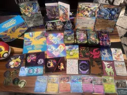 Pokemon TCG Collectors Bundle - Stickers/Tins/ Oversized Cards/ Sleeves/ Storage - Image 1
