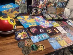 Pokemon TCG Collectors Bundle - Stickers/Tins/ Oversized Cards/ Sleeves/ Storage - Image 2