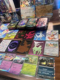 Pokemon TCG Collectors Bundle - Stickers/Tins/ Oversized Cards/ Sleeves/ Storage - Image 3