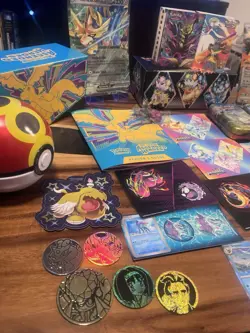 Pokemon TCG Collectors Bundle - Stickers/Tins/ Oversized Cards/ Sleeves/ Storage - Image 5
