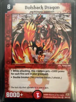 Bolshack Dragon Dual Masters Card English Light play TCG - Image 1