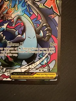 Mega Charizard X ex 023 Promo Pokemon Card Phantasmal Flames UPC - Image 4