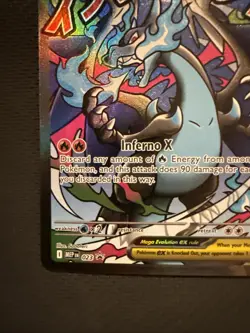 Mega Charizard X ex 023 Promo Pokemon Card Phantasmal Flames UPC - Image 5
