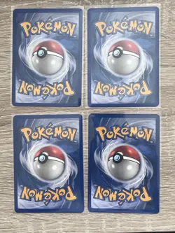 Lot Of 4 Vintage Pokemon TCG Yuka Morii Cards EX Era - Slakoth, Cherubi, Aron - Image 2