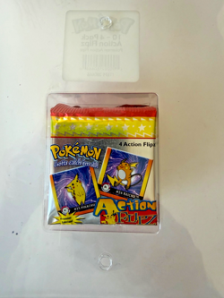 LOT OF 10 POKEMON PREMIER EDITION ACTION FLIPZ 4 CARD PACKS FACTORY SEALED 1999 - Image 4