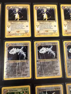 Lot of 21 Unlimited Neo Genesis Rare Holo Pokemon Cards - Damaged / As Is - Image 3