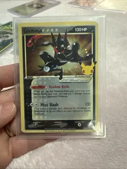 Celebrations Black Star Promo Card Sealed Greninja Gold Star SWSH144 - Image 1