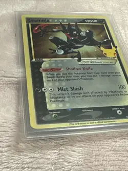 Celebrations Black Star Promo Card Sealed Greninja Gold Star SWSH144 - Image 3