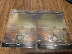 2x Plains (486) - Galaxy Foil Near Mint, English Unfinity Singles Extras MTG M - Image 2