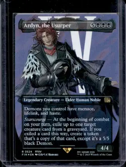 2025 Magic MTG Final Fantasy Ardyn Usurper BL SF Rare #0524 - Image 1