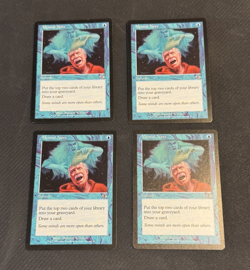 MTG MAGIC THE GATHERING Judgment MENTAL NOTE 4 4X PLAYSET NM SP - Image 1