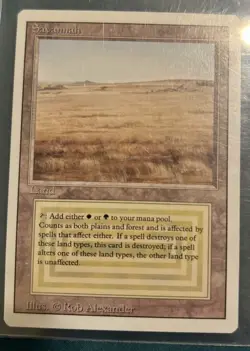 Savannah 1994 Magic: The Gathering Revised Edition (C) Near Mint Condition Wow! - Image 1