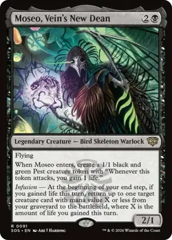 x1 Moseo, Vein's New Dean R MTG Secrets of Strixhaven M/NM, English - Image 1