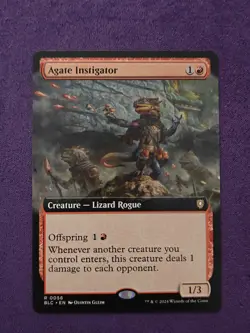 Agate Instigator - Extended Art NM, English Bloomburrow Commander MT - Image 1