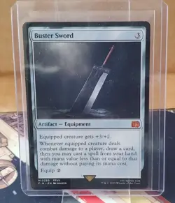 Buster Sword Magic the Gathering MTG NM 255 Final Fantasy - Image 1