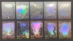 MTG – Innistrad: Midnight Hunt – Full Art Land Set (#268-277) – FOIL - NM - Image 1