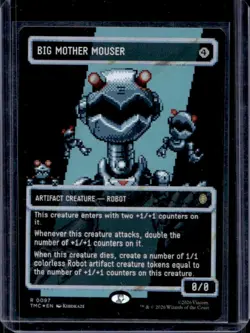 2026 Magic The Gathering MTG Big Mother Mouser Borderless Surge Foil #0097 - Image 1