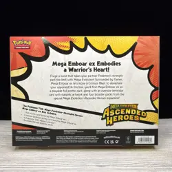 Pokemon TCG: Mega Evolution—Ascended Heroes Mega Emboar Ex Box - In Hand - Image 2