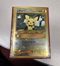 Pokemon Pichu Neo Premium File 2 Holo No.172 HP30 Japanese Ken Sugimori - Image 1