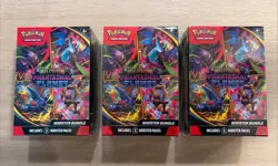 Pokemon TCG Mega Evo Phantasmal Flames Booster Bundle Factory Sealed Lot of 3 - Image 1