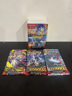 Pokemon TCG: Surging Sparks Booster Bundle + 3 Extra Packs (Brand New/Sealed) - Image 1