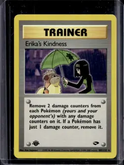 2000 Pokemon Gym Challenge 1st Edition Erika's Kindness Holo #103/132 - Image 1