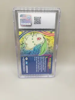 2001 Topps Pokemon Johto Series 3 - CHIKORITA #152 FOIL CGC 9 pop 1 - Image 2