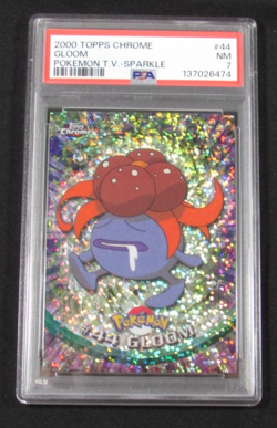 2000 Topps Chrome Pokemon T.V. #44 SPARKLE GLOOM PSA 7 NM - Image 1