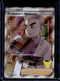 2021 Pokemon SWSH Celebrations Professor's Research: Professor Oak #024/025 - Image 1