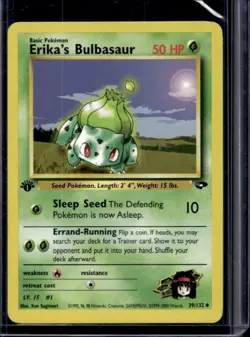 2000 Pokemon Gym Challenge 1st Edition Erika's Bulbasaur #39/132 - Image 1