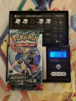 Heavy! Over 22.36 Gram Pokemon Journey Together Booster Pack Sealed - Image 1