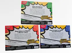 Pokemon Mega Evolution Ascended Heroes EX Box Lot (3) Meganium Emboar Feraligatr - Image 2