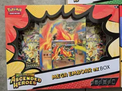 Pokemon Mega Evolution Ascended Heroes EX Box Lot (3) Meganium Emboar Feraligatr - Image 4