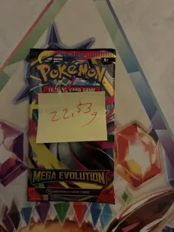 (HEAVY) 22.53g Pokemon TCG Mega Evolution Booster Pack (SEALED)✅ - Image 2
