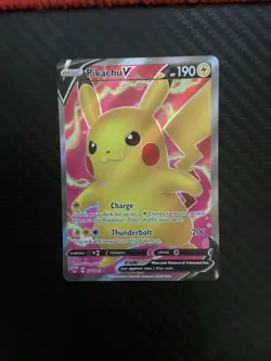 Pokemon TCG Pikachu V 170/185 Vivid Voltage Holo Full Art Ultra Rare NM - Image 1
