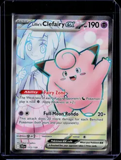 Lillie's Clefairy ex #173/159 SV09: Journey Together Pokemon - Image 1