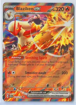 Blaziken ex 24/159 Double Rare Pokemon TCG SV09: Journey Together NM - Image 1