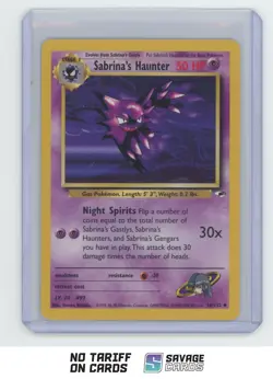 2000 Pokemon Gym Heroes Sabrina’s Haunter #58/132 - Image 1