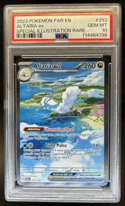 2023 Pokemon SV Paradox Rift Altaria ex #253/182 PSA 10 GEM MINT - Image 1