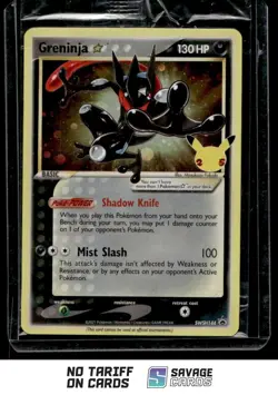 2021 Pokemon Sword & Shield Celebration ETB Gold Star Promo Greninja #SWSH144 - Image 1