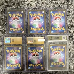 Pokemon 2023 Japanese Graded Lot - 6 Holo Secret Rare Charizard, Mew - Image 2