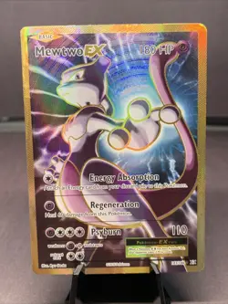 Pokemon TCG Mewtwo EX Ultra Rare Full Art Holo Rare Evolutions 103/108 HP - Image 1