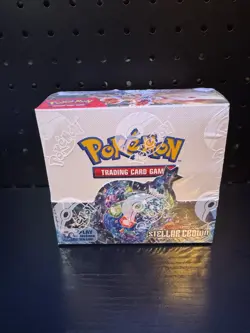 Pokemon TCG Scarlet & Violet Stellar Crown Booster Box Sealed - Image 1