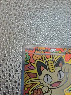 Pokemon Meowth EX Full Art Holo Cat Basic 170 HP 121/088 PDR - Image 5